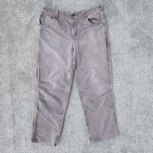 Filson Tan Brown Heavy Duty Carpenter Pants 10133 100% Cotton Men's Size 34x32